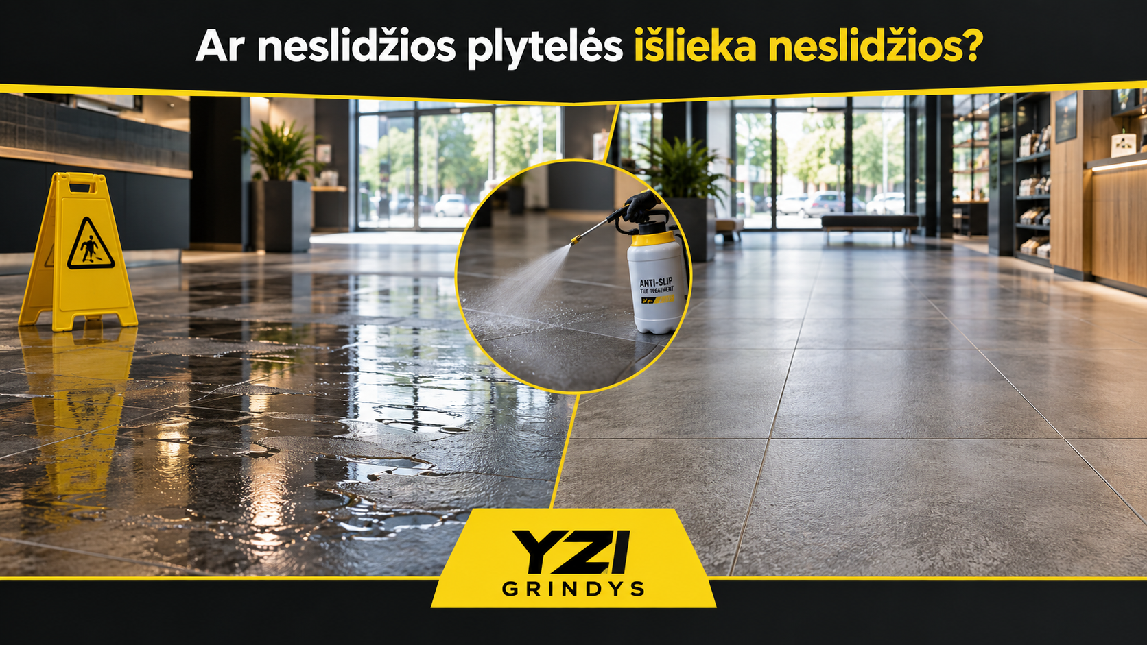 Ar neslidžios plytelės išlieka neslidžios? Ką svarbu žinoti apie slydimo riziką?