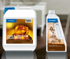 Apsauginė priemonė medinėms ir kamštinėms grindims - Wood & Cork Floor Polish satin