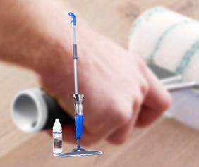 Grindų valymo šluostė su dozatoriumi - SprayMop Set