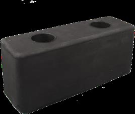 Guminis bamperis 200x52x80