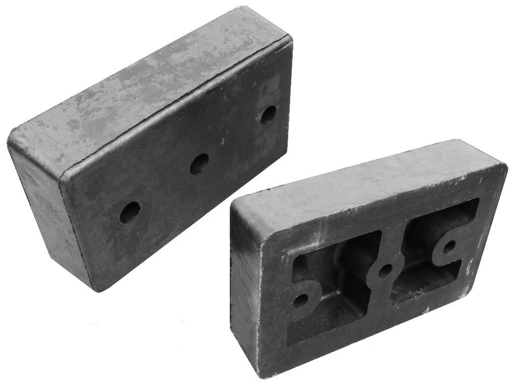 Guminis bamperis 400x250x100 ECO